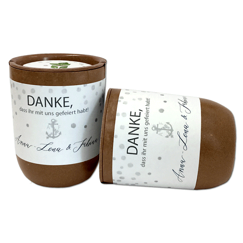 EcoCan piantabile con confezione personalizzata