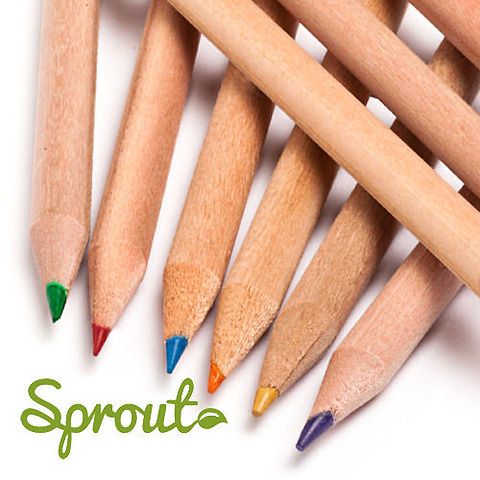 Matite colorate Sprout personalizzabili set da 8 • pianta matita